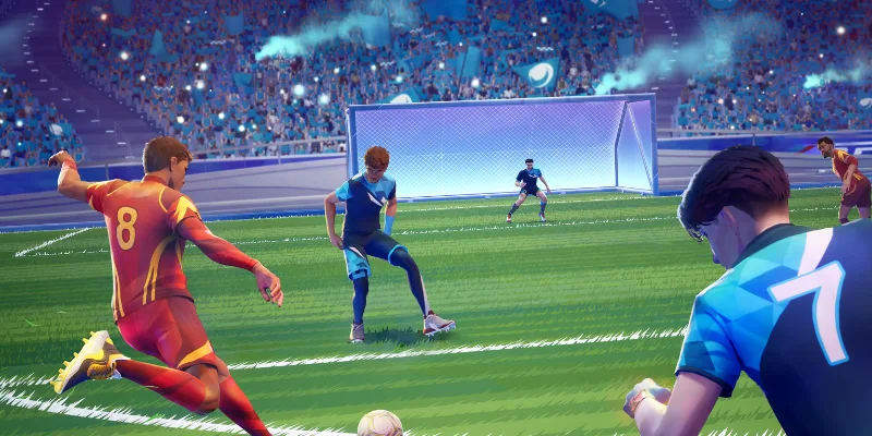 Hình ảnh sân thi đấu trong game Rematch Arcade